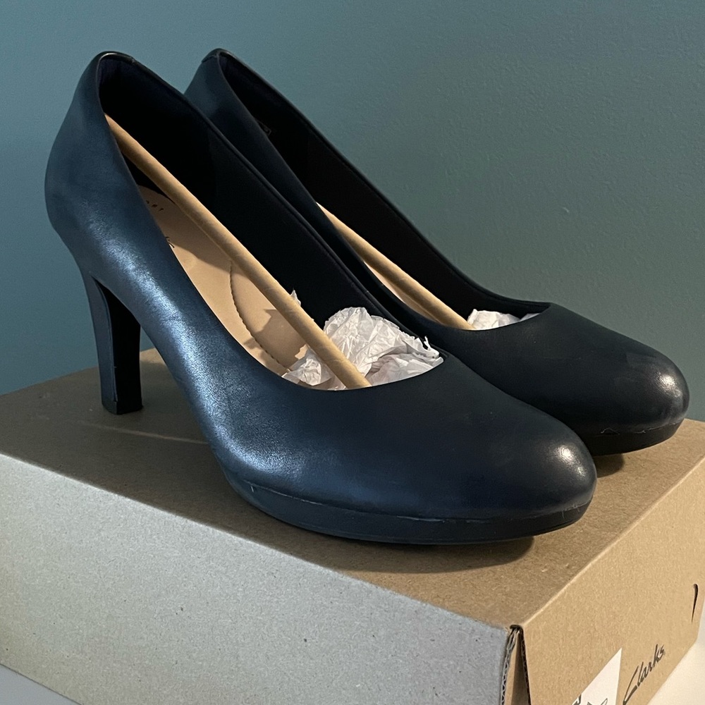 Clarks Adriel Viola pumps - navy 8 Wide